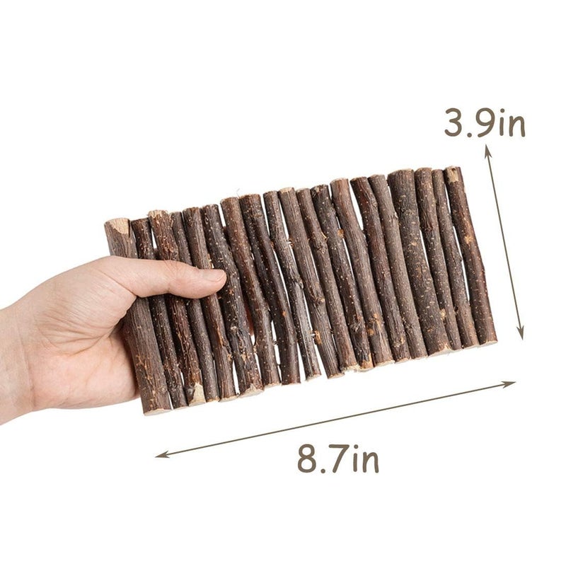 Hamiledyi 4PCS Hamster Bridge Wooden Bridge Toy Rat Ladder Natural Wooden Hideout Tunnel Ladder Hamster Cage Accessories Chew Toys for Guinea Pig Rat Chinchilla Reptile - Image 2